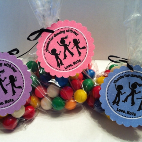 Dance Party Favor Bags