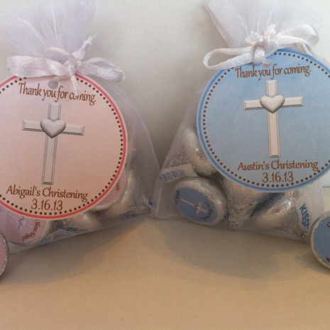 Christening Favor Bag Set
