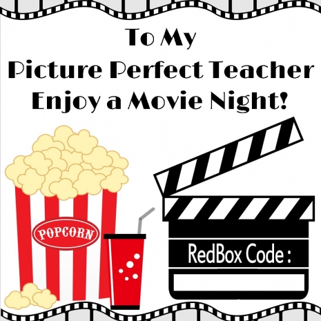 Redbox Printable Gift Tag