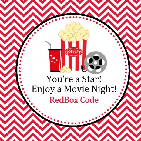 RedBox Favor Tags