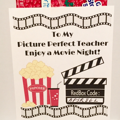 Red Box Teacher Appreciation Gift Tag