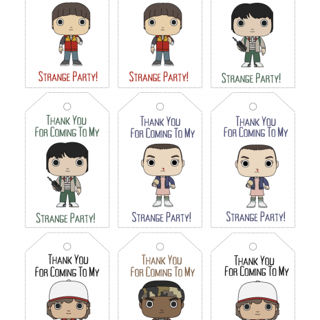 Stranger Things Party Favors