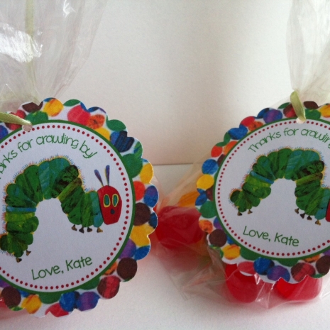 Very Hungry Caterpillar Party Favor Bags