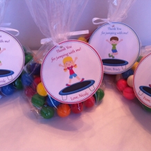 Trampoline Birthday Party Favors