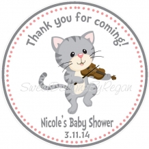 Cat & the fiddle favor tag