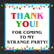 Stranger Things Printable Party Favors