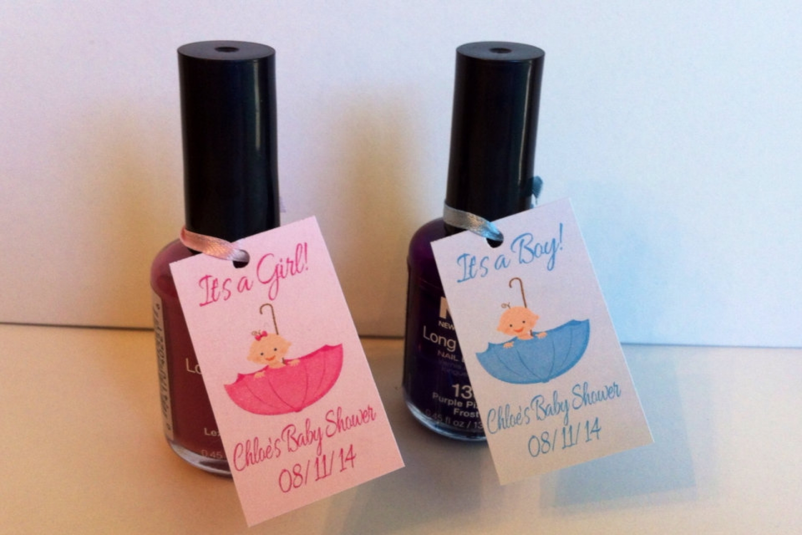 nail polish party favors baby shower